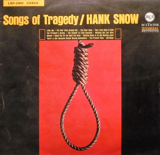 Hank Snow : Songs Of Tragedy (LP, Album)