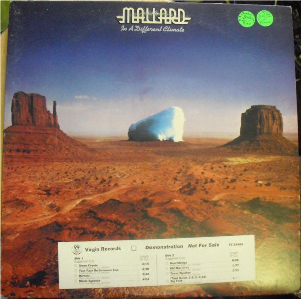 Mallard : In A Different Climate (LP, Album, Promo)
