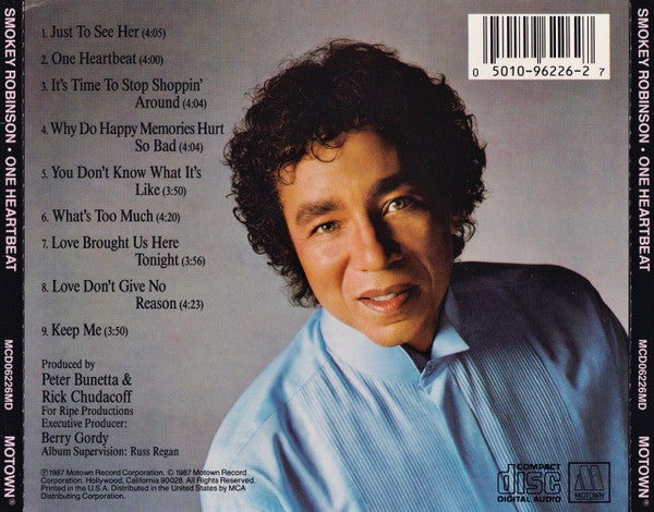Smokey Robinson : One Heartbeat (CD, Album)