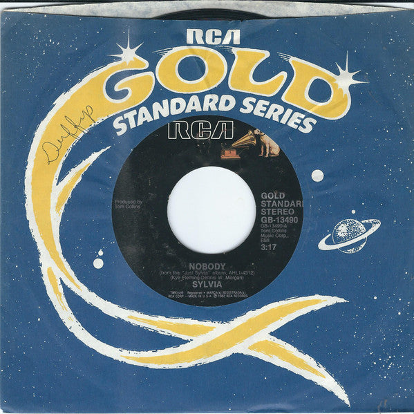 Sylvia (7) : Nobody / Like Nothing Ever Happened (7", Single, RE, Styrene)