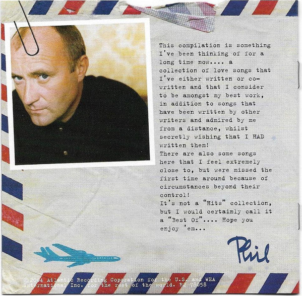 Phil Collins : Love Songs (A Compilation... Old And New) (2xCD, Comp)