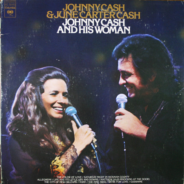 Johnny Cash & June Carter Cash : Johnny Cash And His Woman (LP, Album, Ter)