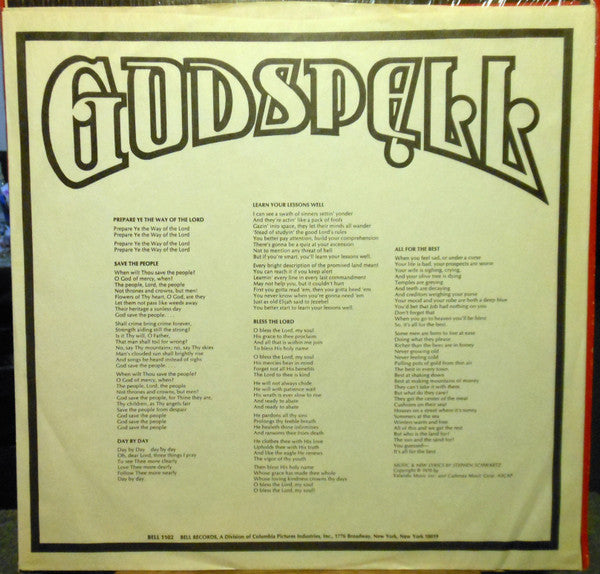 Godspell* : Godspell (LP, Album, Phi)