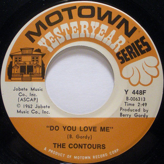 The Contours : Do You Love Me / Shake, Sherrie (7", Single, RE, Sup)
