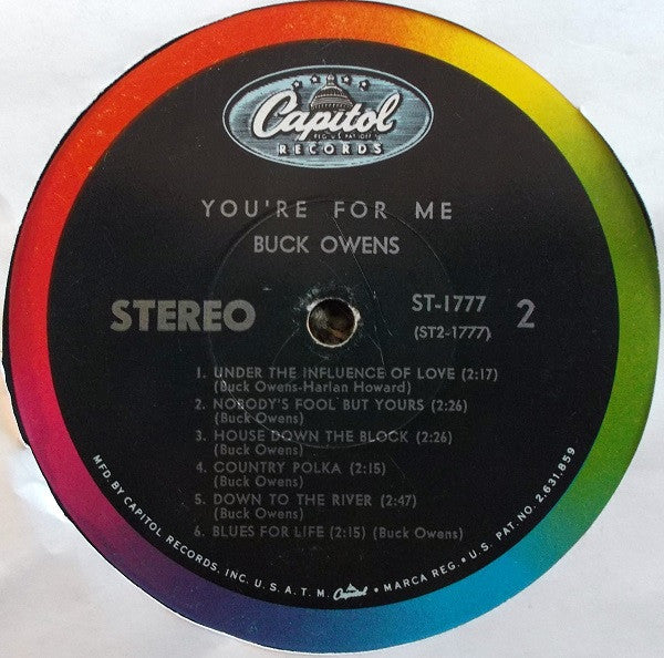 Buck Owens : You're For Me (LP, Album)