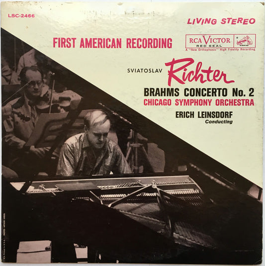 Johannes Brahms / Sviatoslav Richter, Chicago Symphony Orchestra, Erich Leinsdorf : Concerto No. 2 (LP, Ind)
