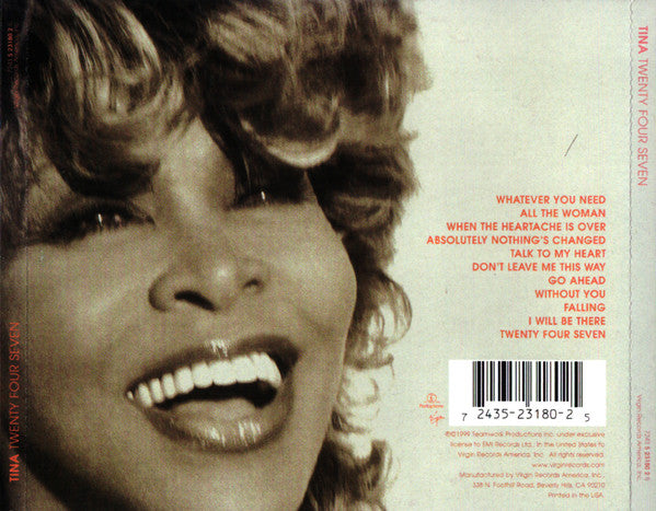 Tina* : Twenty Four Seven (CD, Album)
