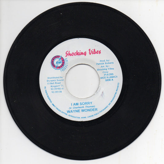 Wayne Wonder : I Am Sorry (7")