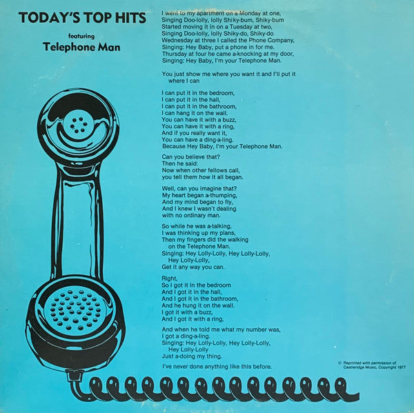 The Homesteaders (2) : Today's Top Hits Featuring Telephone Man (2xLP, Album)