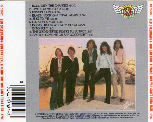 REO Speedwagon : You Can Tune A Piano, But You Can't Tuna Fish (CD, Album, RE)