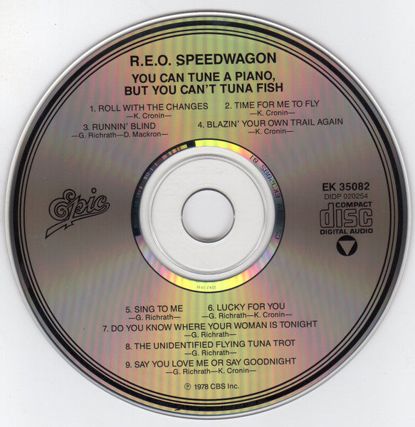 REO Speedwagon : You Can Tune A Piano, But You Can't Tuna Fish (CD, Album, RE)