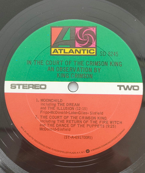 King Crimson : In The Court Of The Crimson King (LP, Album, RE, RP, RI )