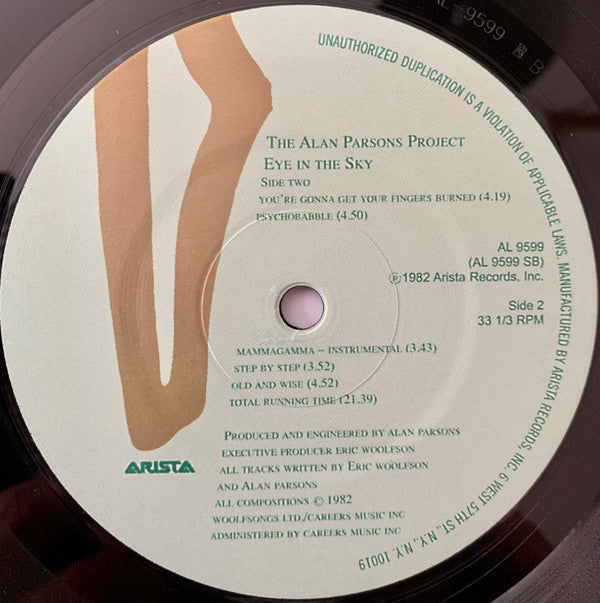 The Alan Parsons Project : Eye In The Sky (LP, Album, RE, RM, 180)