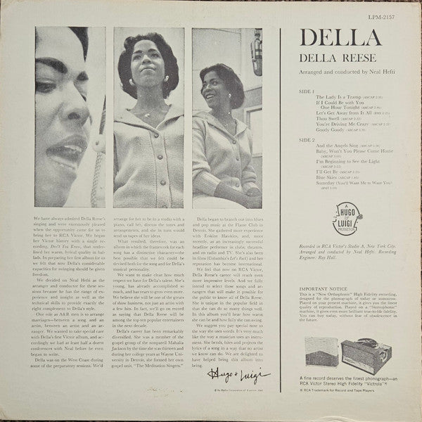 Della Reese : Della (LP, Album, Mono, Mon)
