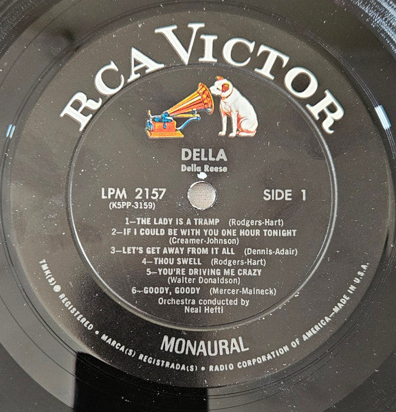 Della Reese : Della (LP, Album, Mono, Mon)