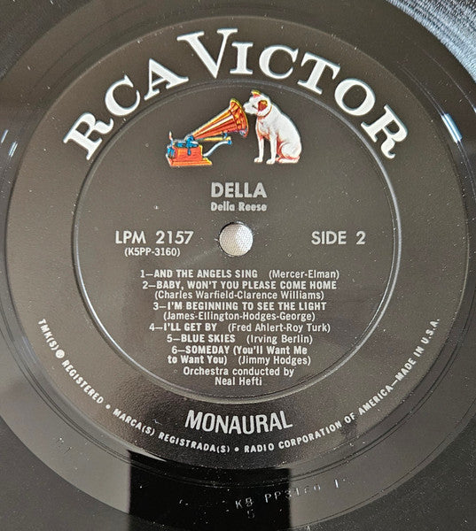 Della Reese : Della (LP, Album, Mono, Mon)