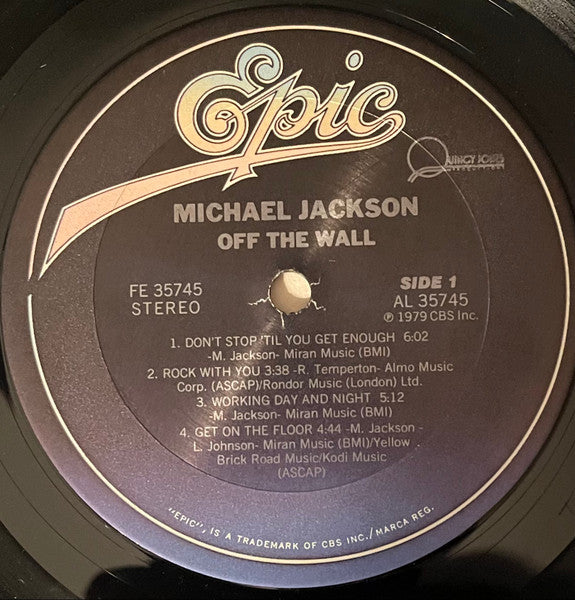 Michael Jackson : Off The Wall (LP, Album, RE, Car)
