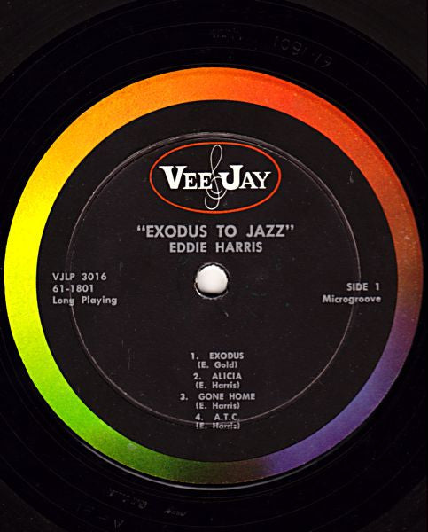 Eddie Harris : Exodus To Jazz (LP, Album, Mono)