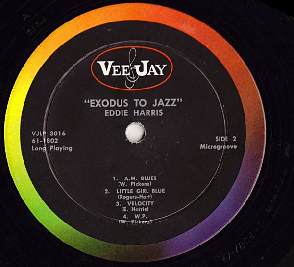 Eddie Harris : Exodus To Jazz (LP, Album, Mono)