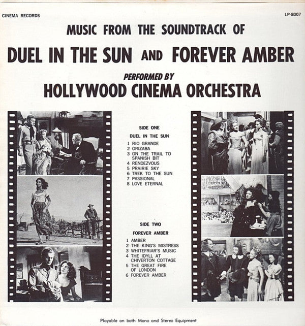 The Hollywood Cinema Orchestra : Duel In The Sun And Forever Amber (LP, Album)