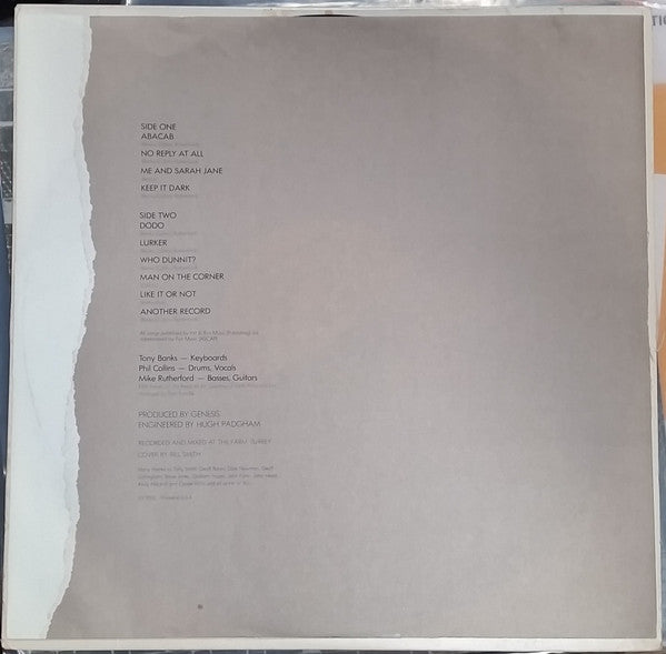 Genesis : Abacab (LP, Album, D)