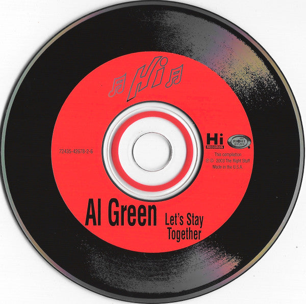 Al Green : Let's Stay Together (CD, Album, RE, RM)