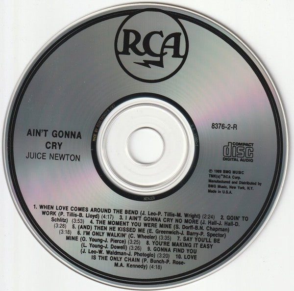 Juice Newton : Ain't Gonna Cry (CD, Album)