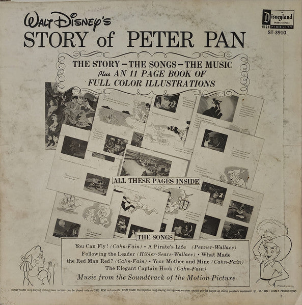 Ginny Tyler : Peter Pan (LP, Album, RP)