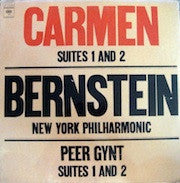 Bernstein*, New York Philharmonic : Carmen (Suites 1 And 2) / Peer Gynt (Suites 1 And 2) (LP, Album)