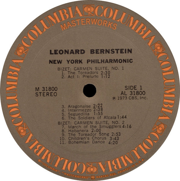 Bernstein*, New York Philharmonic : Carmen (Suites 1 And 2) / Peer Gynt (Suites 1 And 2) (LP, Album)