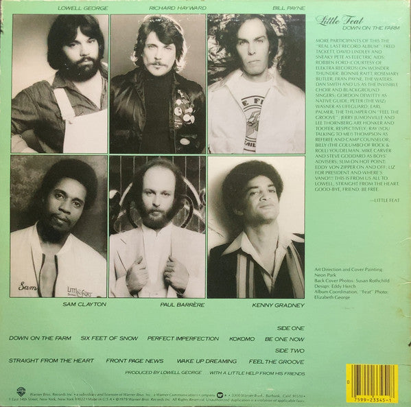Little Feat : Down On The Farm (LP, Album, Los)