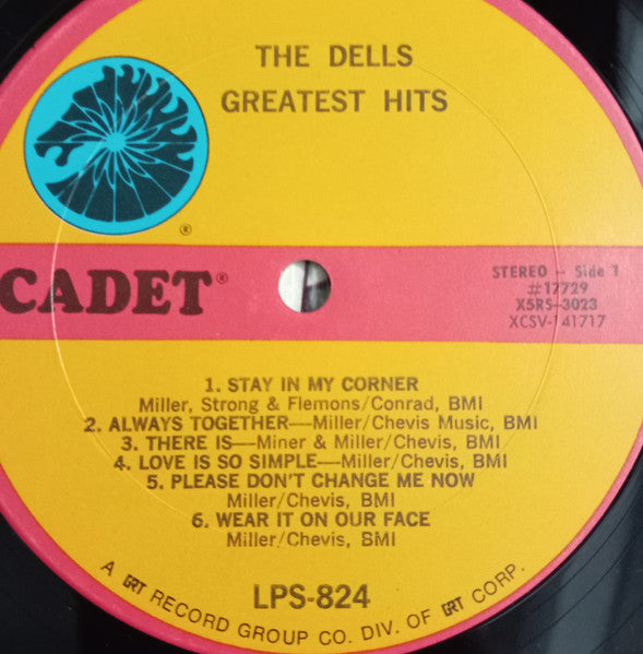 The Dells : The Dells Greatest Hits (LP, Comp, RE)