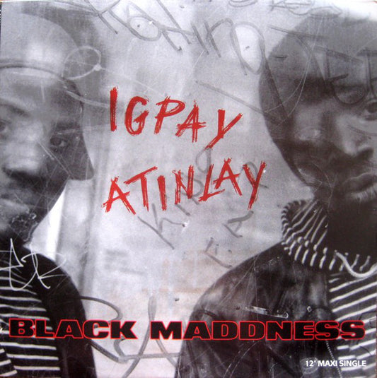 Black Maddness : Igpay Atinlay (12", Maxi)