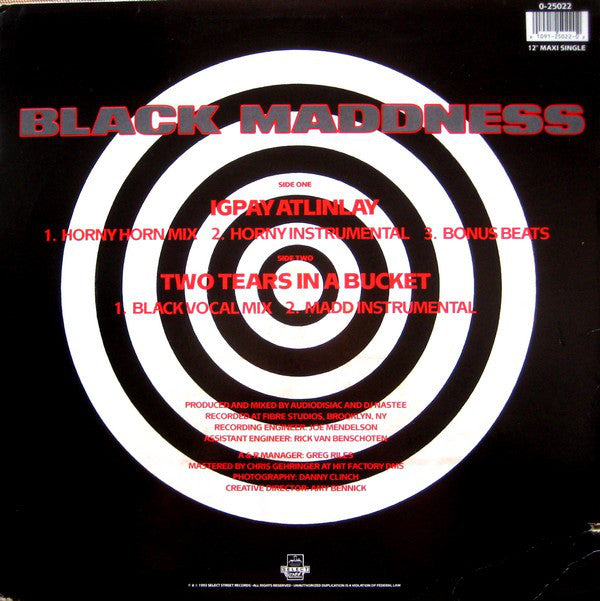 Black Maddness : Igpay Atinlay (12", Maxi)
