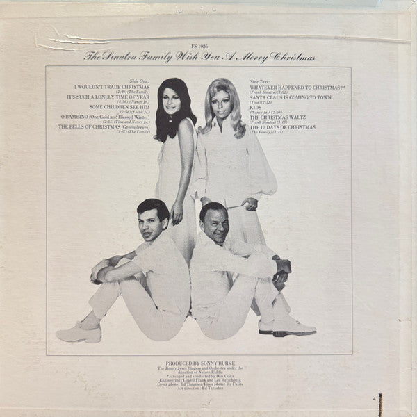 The Sinatra Family : The Sinatra Family Wish You A Merry Christmas (LP, Ter)