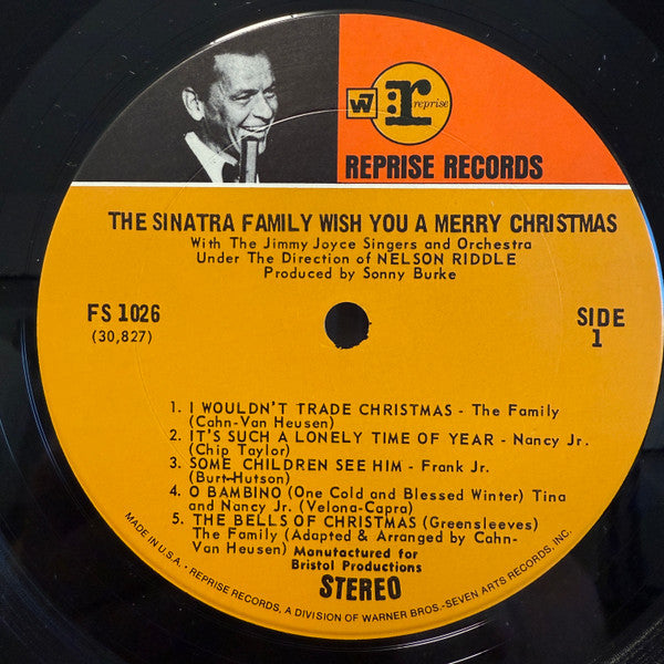 The Sinatra Family : The Sinatra Family Wish You A Merry Christmas (LP, Ter)