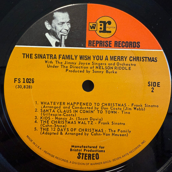 The Sinatra Family : The Sinatra Family Wish You A Merry Christmas (LP, Ter)