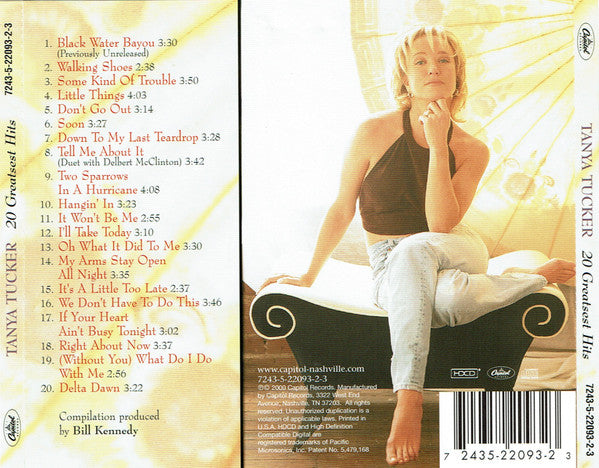 Tanya Tucker :  20 Greatest Hits (HDCD, Comp, EMI)