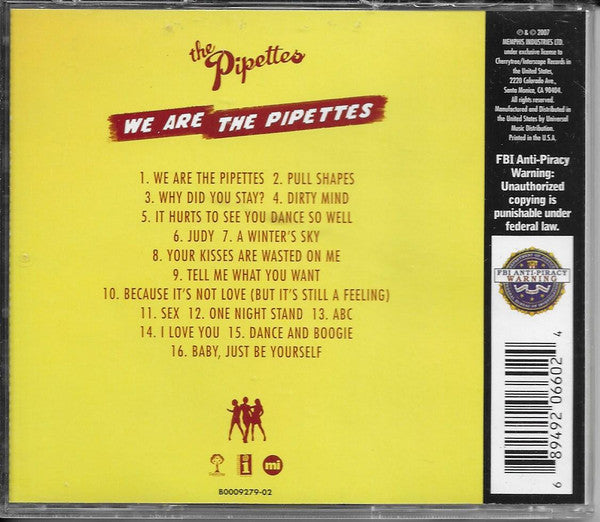 The Pipettes : We Are The Pipettes (CD, Album)