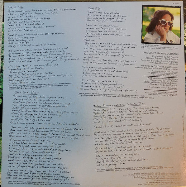 Elton John : Rock Of The Westies (LP, Album, Pin)
