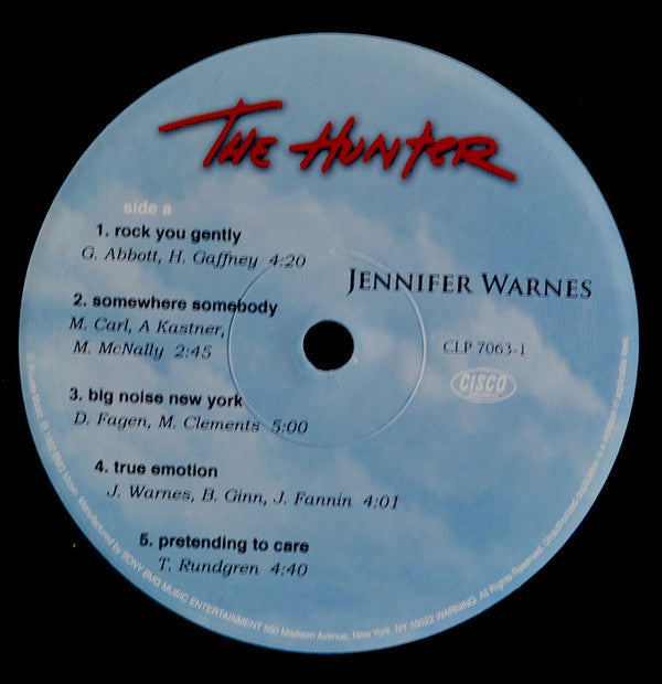 Jennifer Warnes : The Hunter (LP, Album, Ltd, Num, RE, RM)