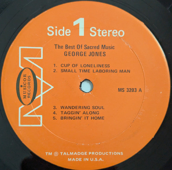 George Jones (2) : The Best Of Sacred Music (LP, Comp, RP)