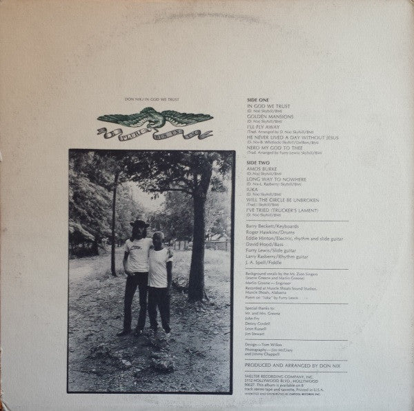 Don Nix : In God We Trust (LP, Album, Gat)