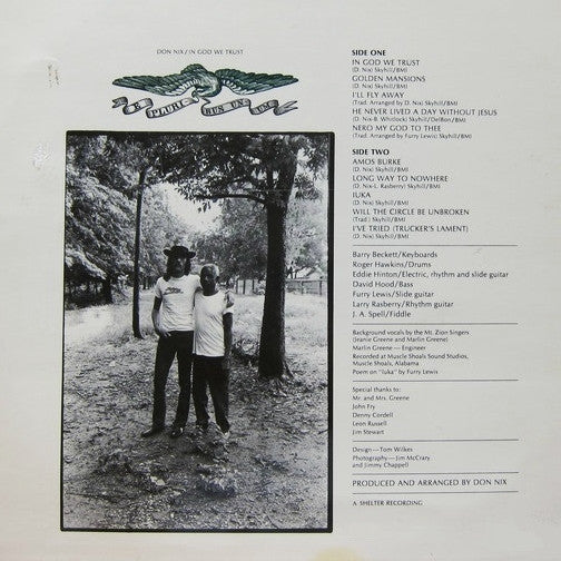 Don Nix : In God We Trust (LP, Album, Gat)