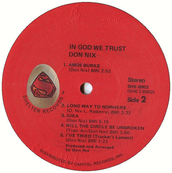 Don Nix : In God We Trust (LP, Album, Gat)