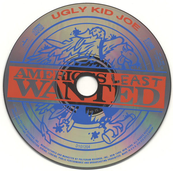 Ugly Kid Joe : America's Least Wanted (CD, Album, Club, BMG)