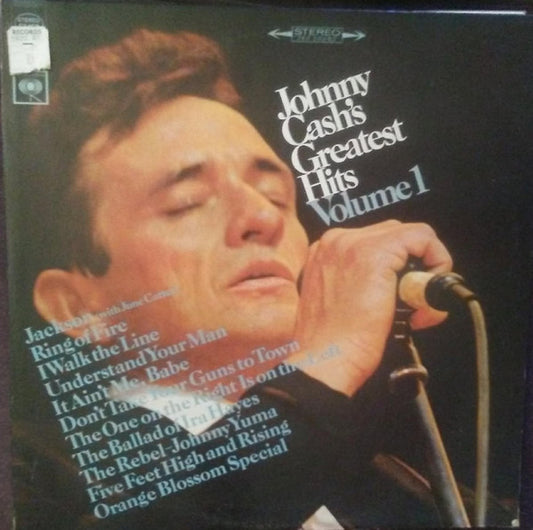 Johnny Cash : Johnny Cash's Greatest Hits (Volume 1) (LP, Comp, Pit)