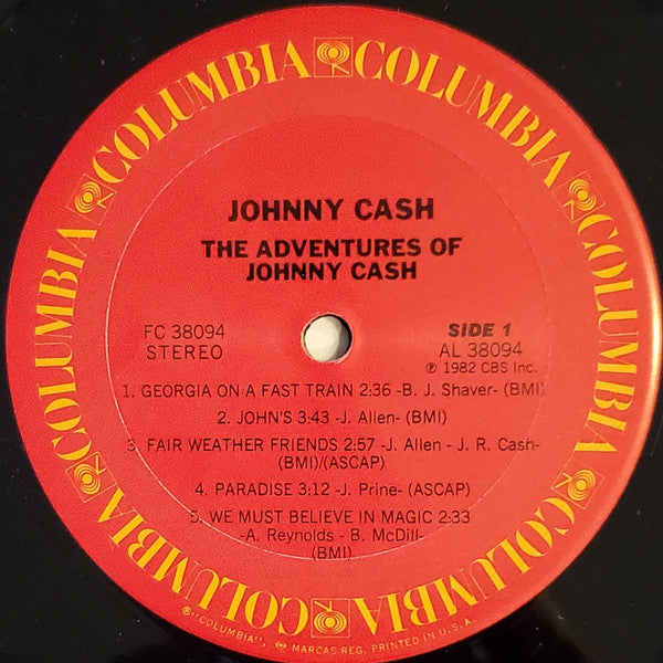 Johnny Cash : The Adventures Of Johnny Cash (LP, Album)