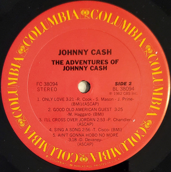 Johnny Cash : The Adventures Of Johnny Cash (LP, Album)