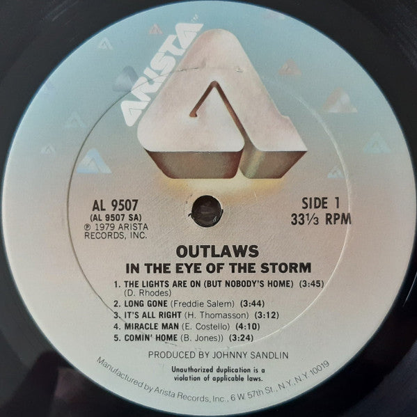 Outlaws : In The Eye Of The Storm (LP, Album, Ter)